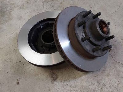 1997-1998 Dodge Ram 2500 Diesel Front Brake Rotors with Hubs Assembly Pair