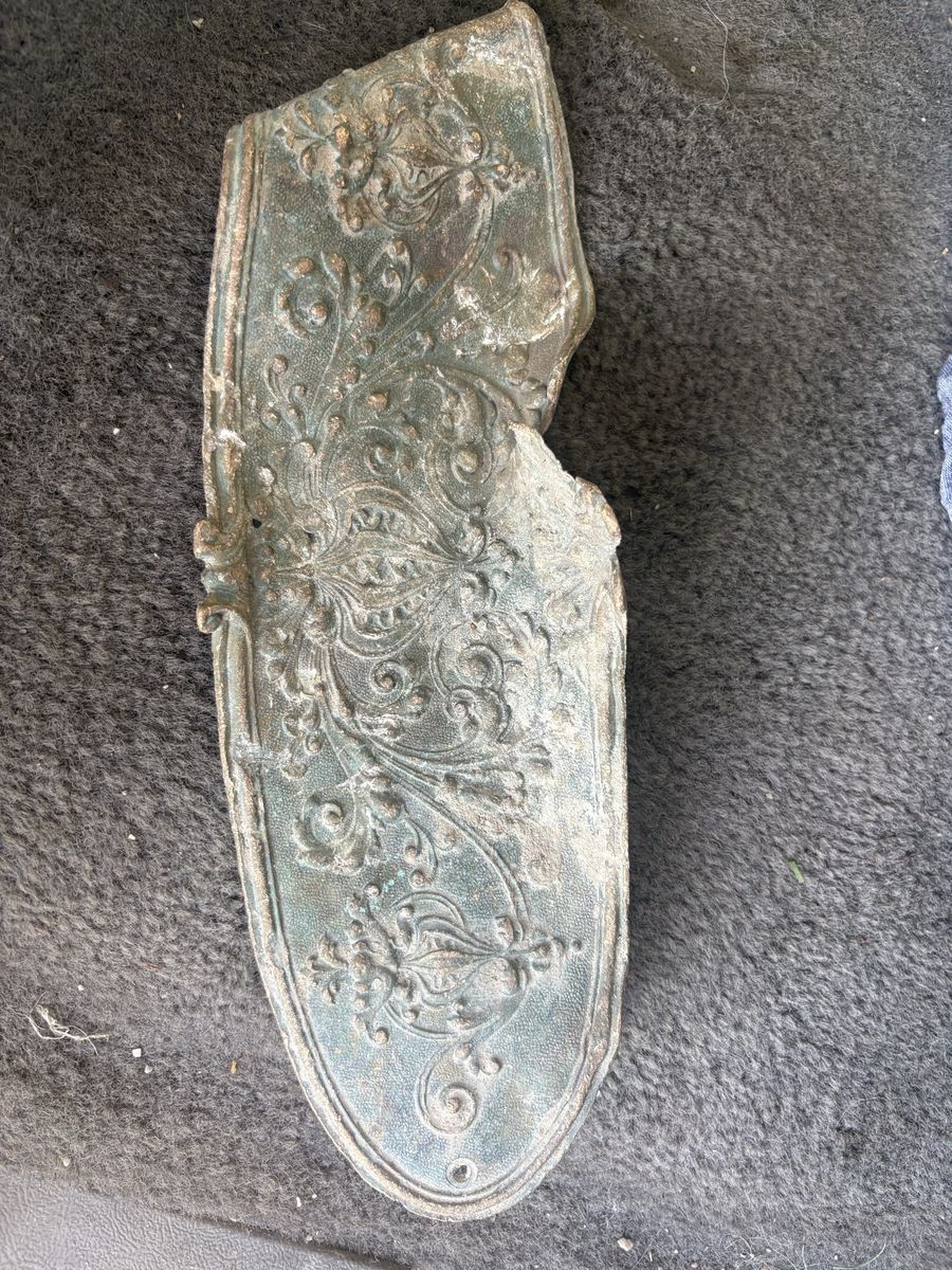 Rare metal piece excavated from Rocky Mountain Horror ground. Only one. Very unique, historic and local antique