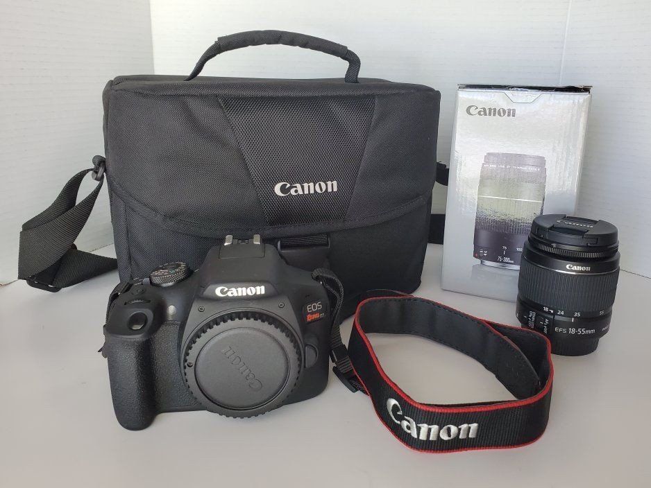 Canon EOS Rebel T7 DSLR Premium Camera Bundle