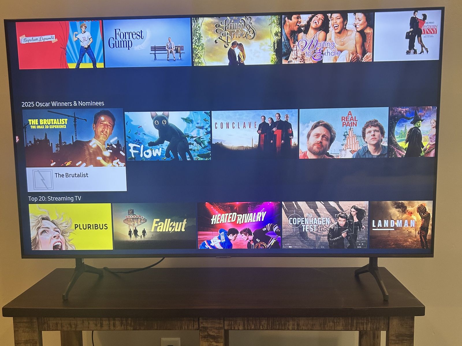 Used Samsung 55” HDTV smartTV UN55TU700D