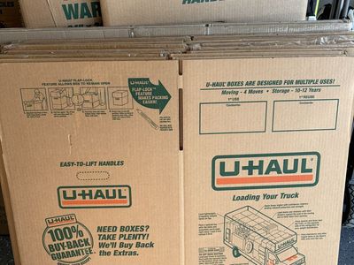 U-Haul Moving Boxes
