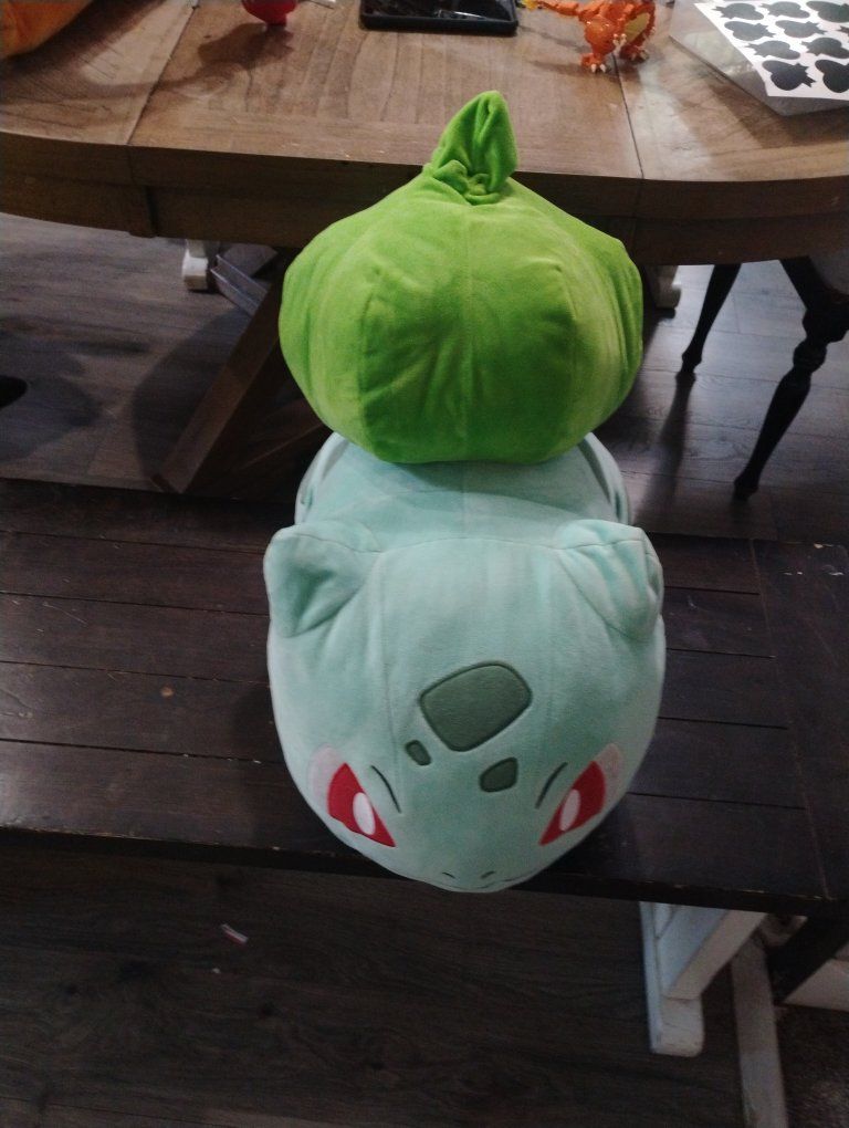 Jumbo Pokémon Bulbasaur Plush Stuffed Animal Toy - Large, Soft, Cuddle-Ready