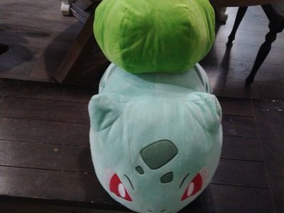 Jumbo Pokémon Bulbasaur Plush Stuffed Animal Toy - Large, Soft, Cuddle-Ready