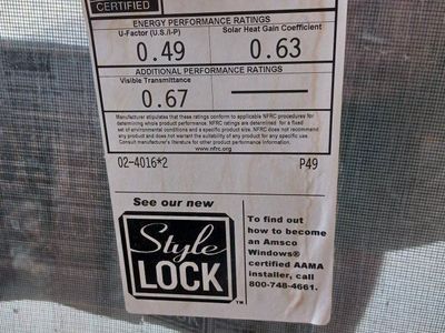 AMSCO exterior window