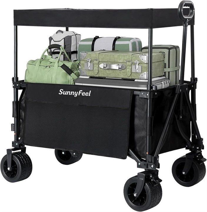 3 in 1 Wagon with Canopy Folding Wagon