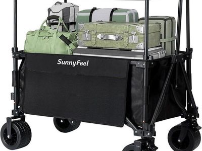3 in 1 Wagon with Canopy Folding Wagon
