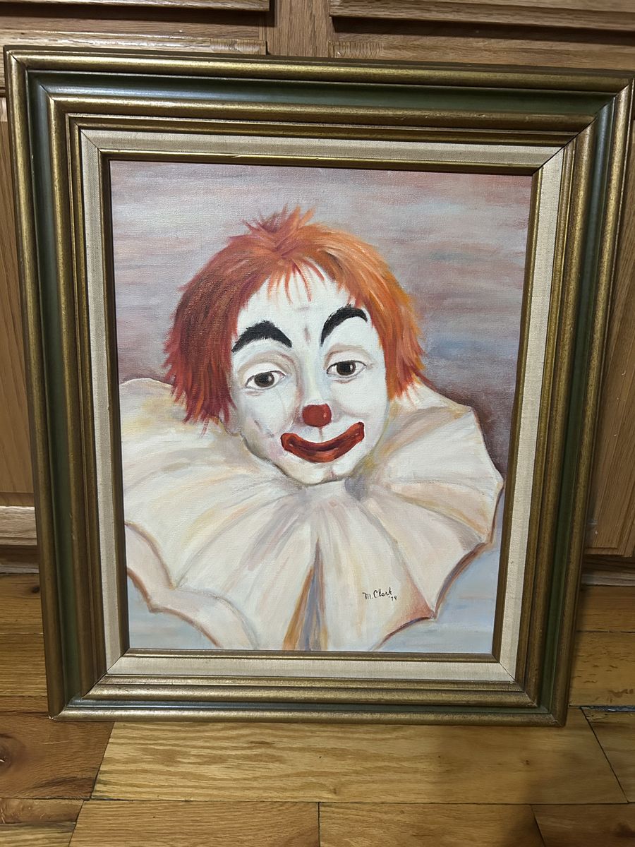Clown painting
