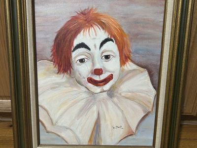 Clown painting