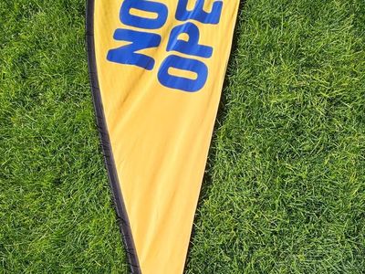 3 New 11ft Teardrop “OPEN” Advertising Flags – Complete Sets #538