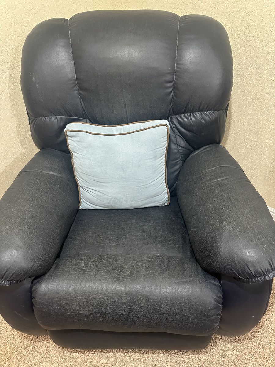Navy Blue Recliner Chair - Super Plush & Comfortable