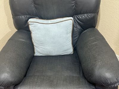 Navy Blue Recliner Chair - Super Plush & Comfortable