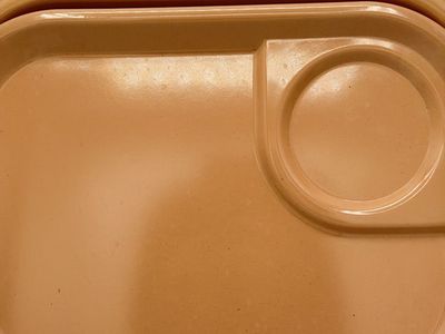 Vtg Rubbermaid Trays Lot 6 Stacking Melamine Camping TV Tray Lunch Reusable Sustainable Daycare