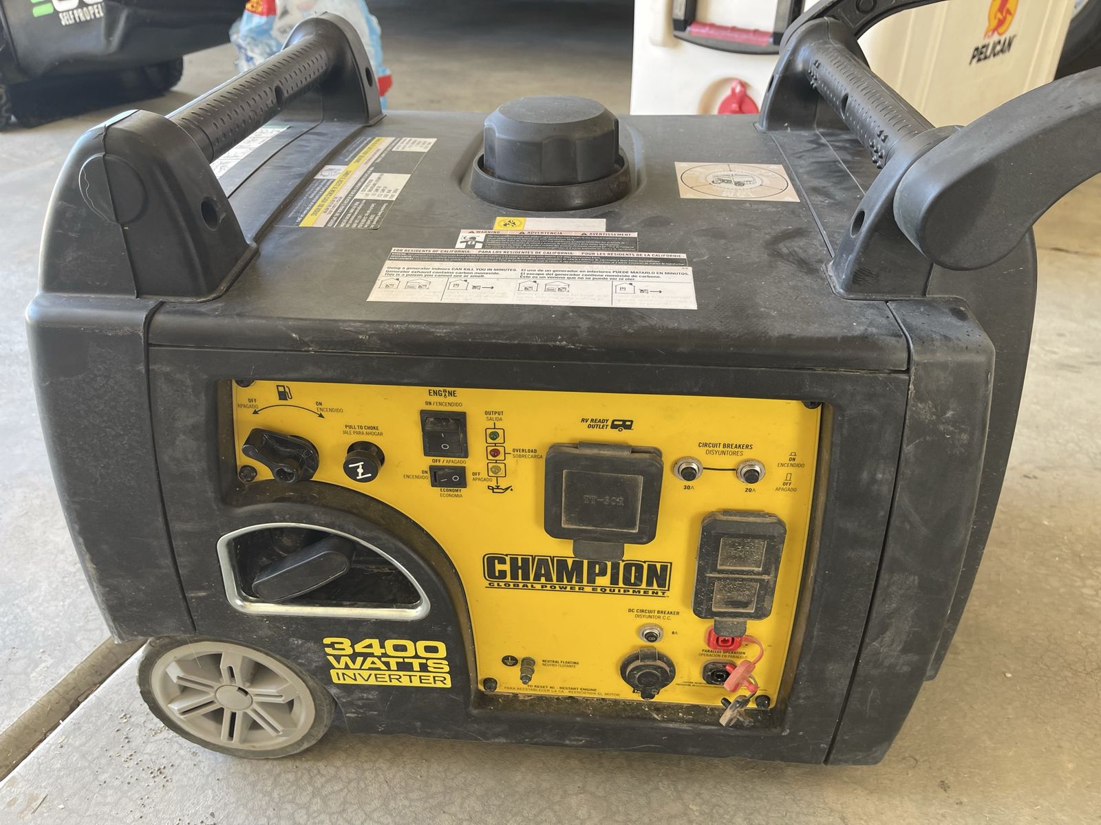 Champion 3400 watt inverter generator
