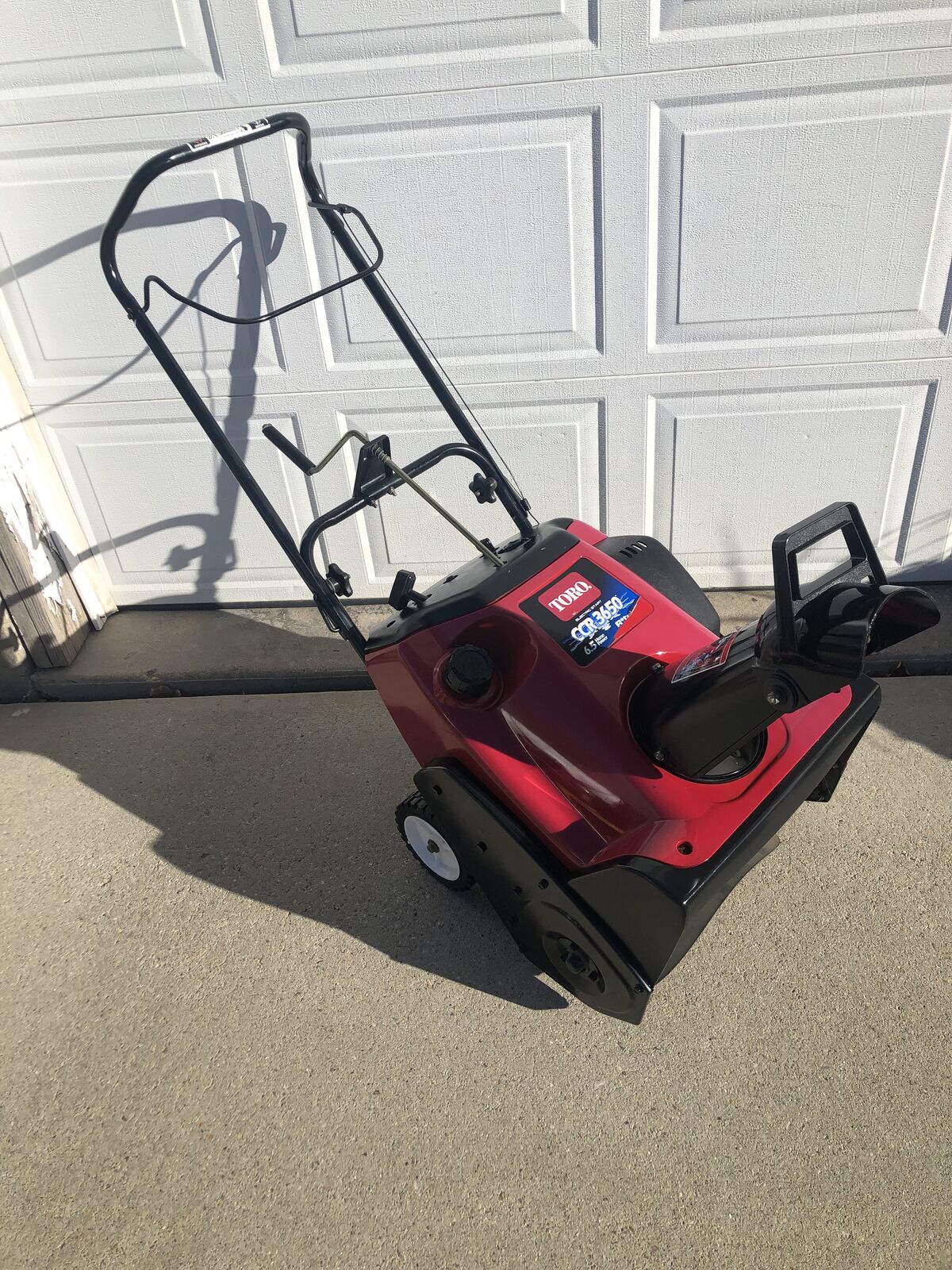 ELECTRIC START TORO CCR 3650 SNOWBLOWER