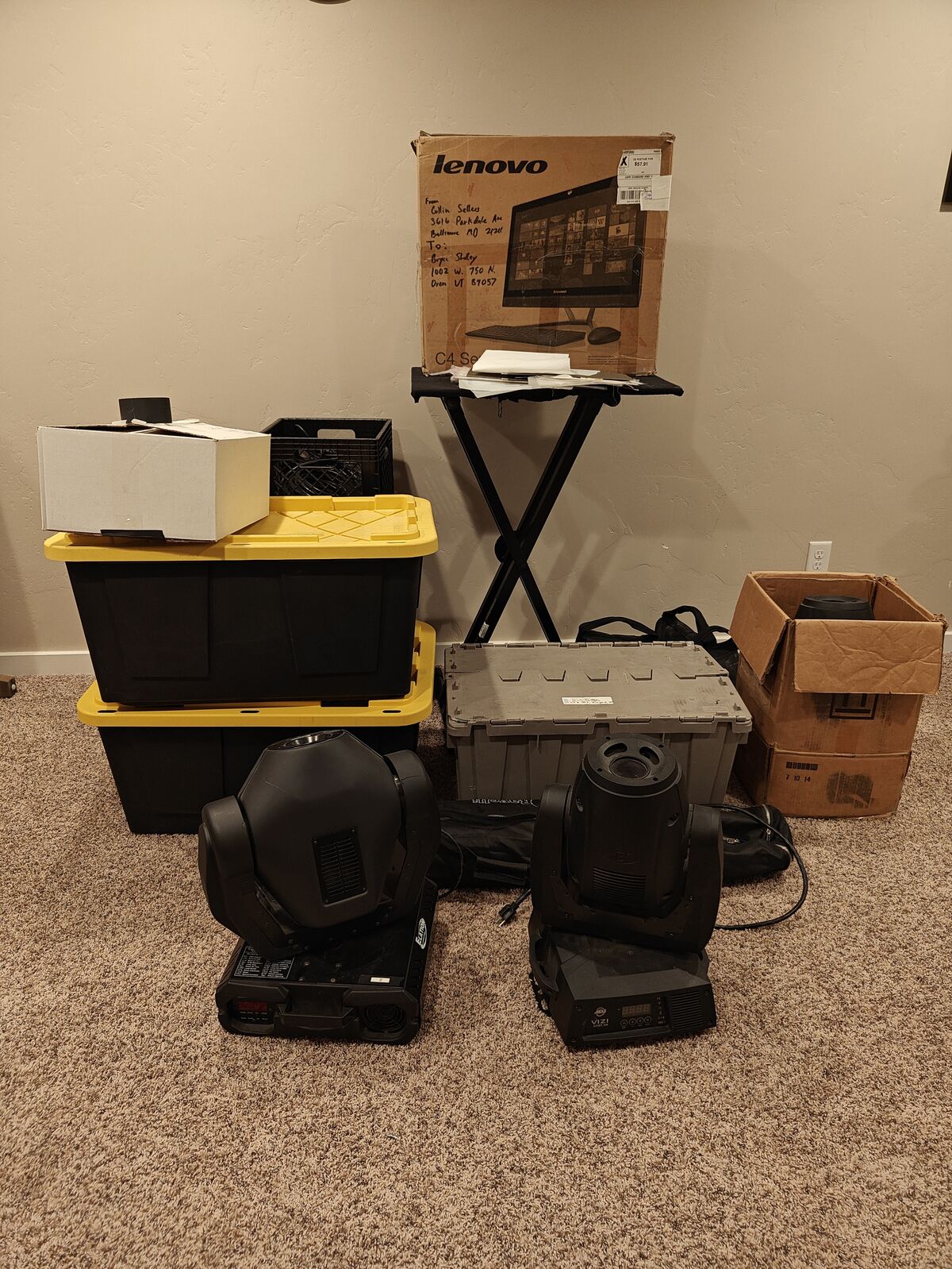 Concert DJ Lighting Business and Equipment