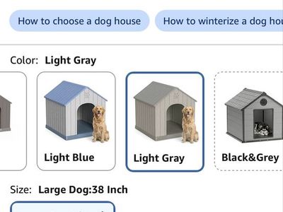 Outdoor Dog House Waterproof Roof