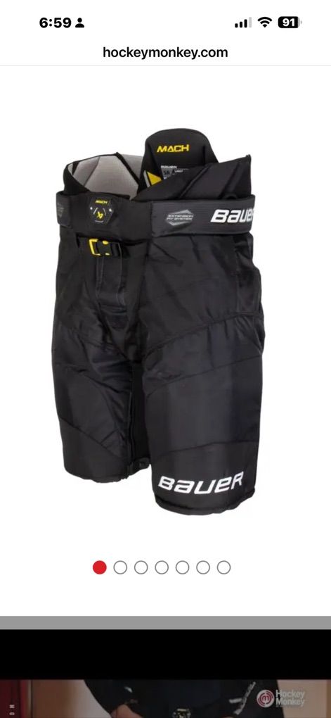 Bauer Supreme Mach Intermediate Ice Hockey Pants.