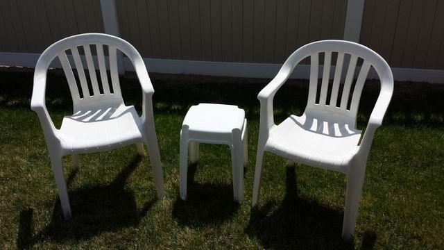 Patio Chair Set and Table