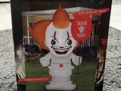 IT Chapter Two Pennywise 5Ft Airblown Inflatable Halloween Decor