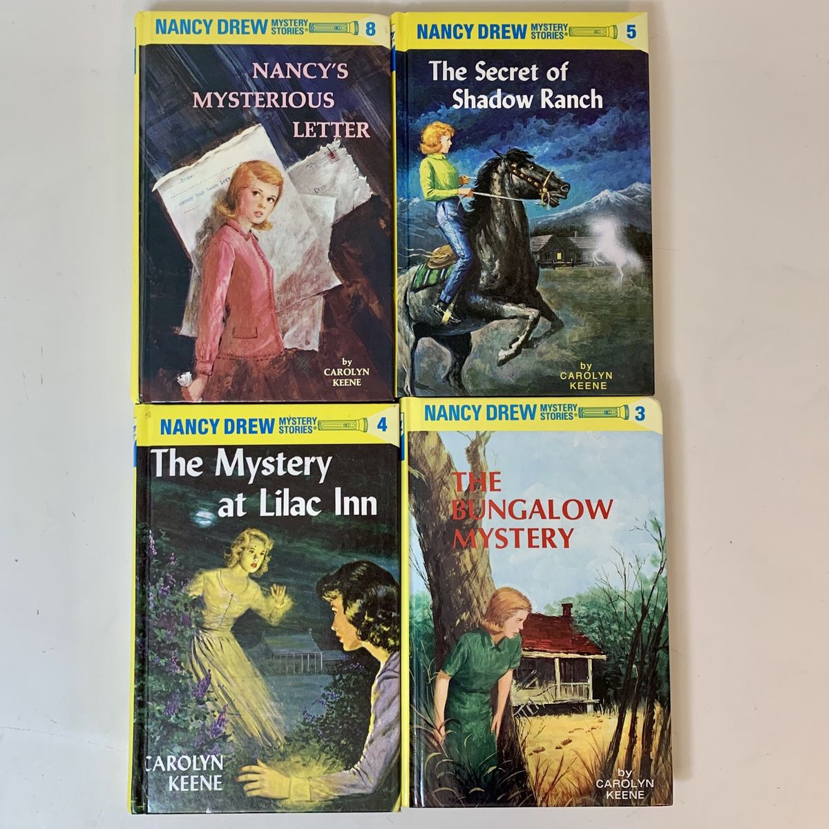 Nancy Drew Books 4 Vintage Hardcover