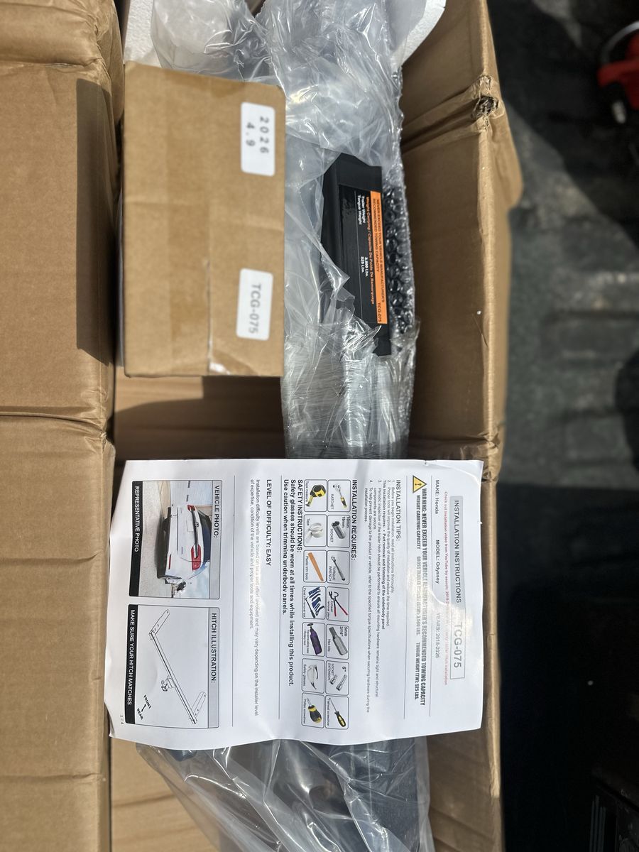 Brand new with hardware Honda Odyssey Trailer Hitch Receiver 2018-2026,