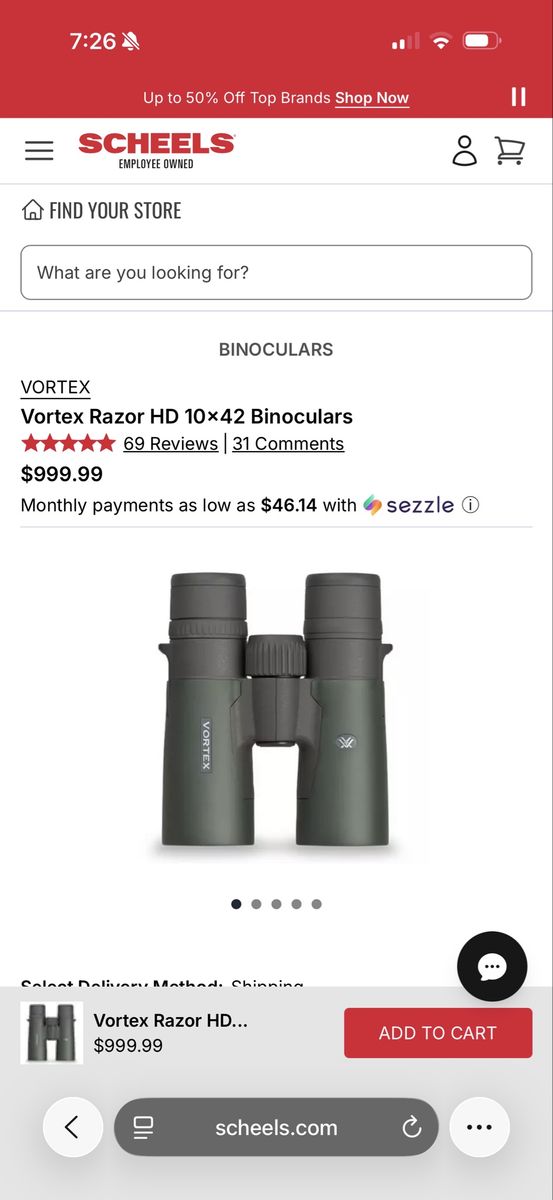 ** Vortex Razor HD 10x42     NEW IN BOX