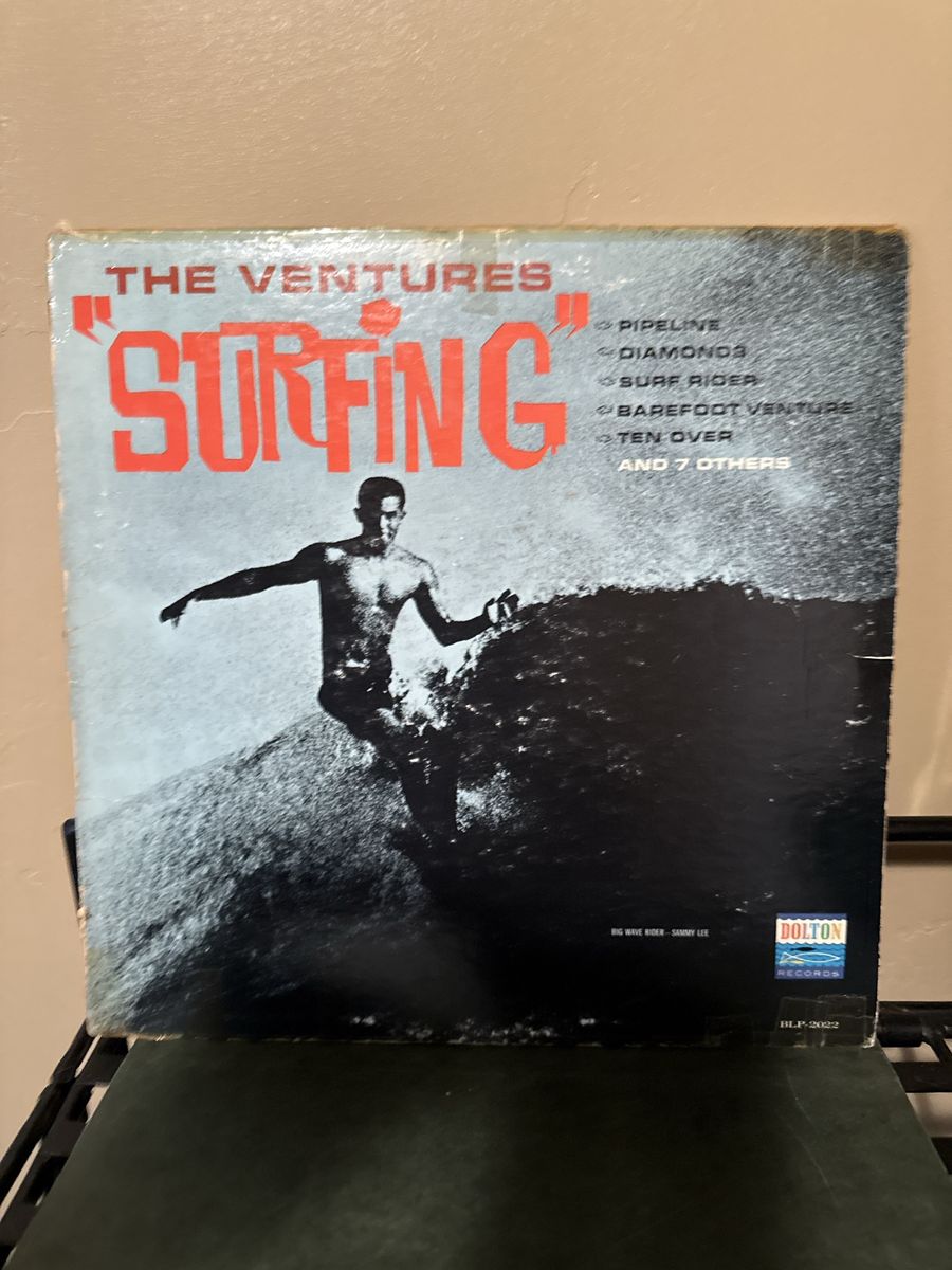 The Ventures - Surfing Vinyl LP Album (Dolton Records BLP-2022)