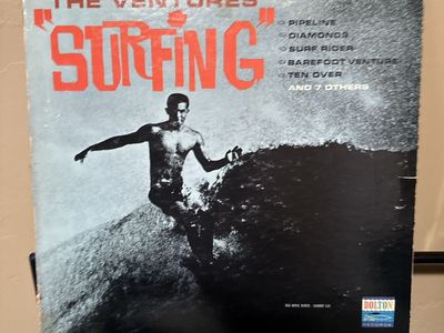 The Ventures - Surfing Vinyl LP Album (Dolton Records BLP-2022)