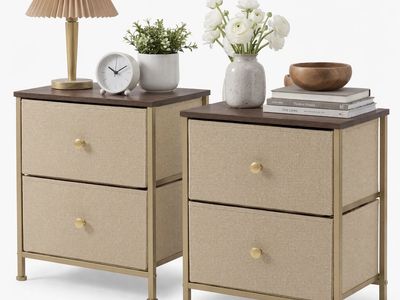 Set of 2 Modern Nightstands — Only $60!