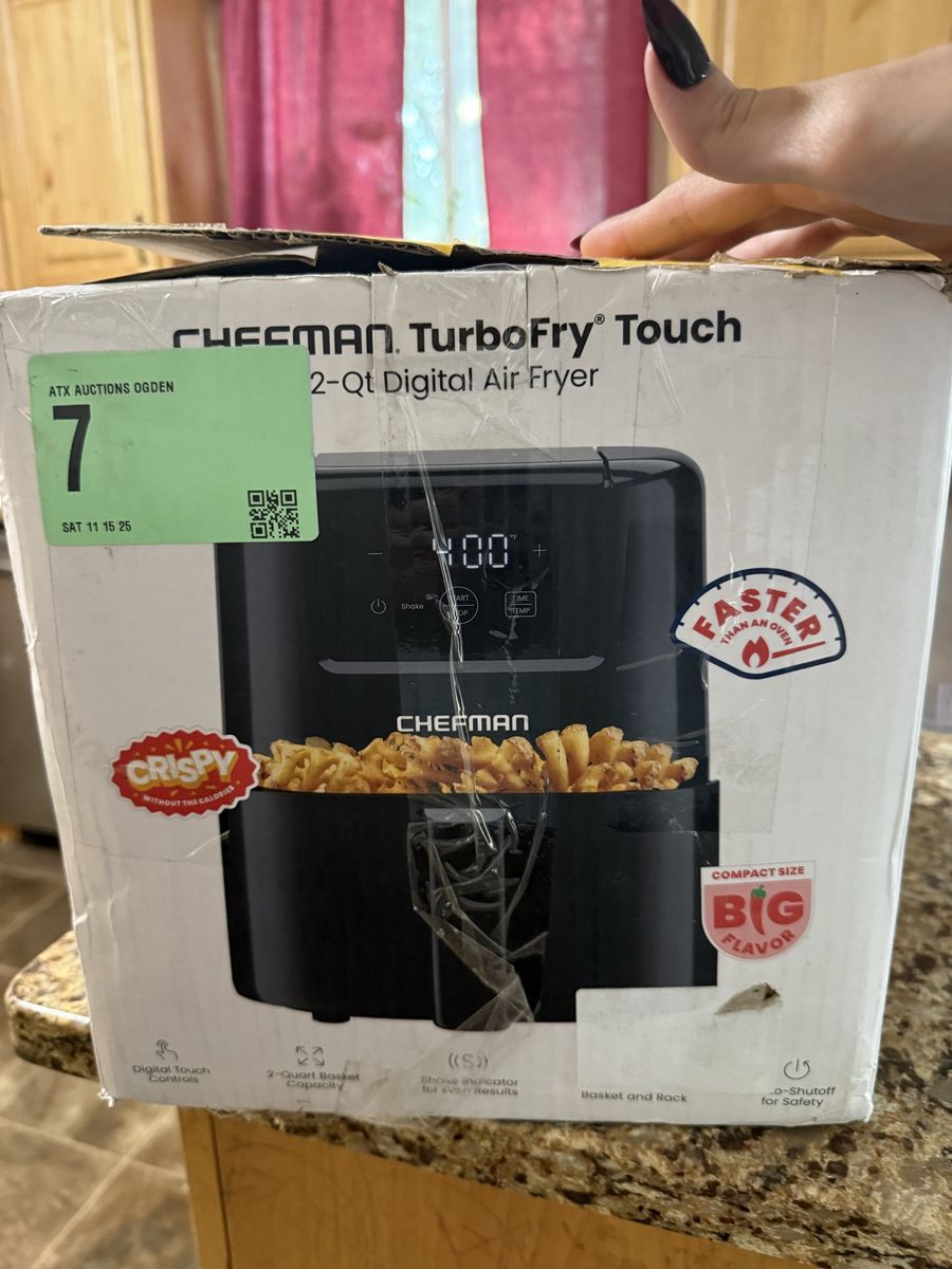 Chefman TurboFry Touch 2-Qt Digital Air Fryer - Black