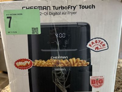 Chefman TurboFry Touch 2-Qt Digital Air Fryer - Black