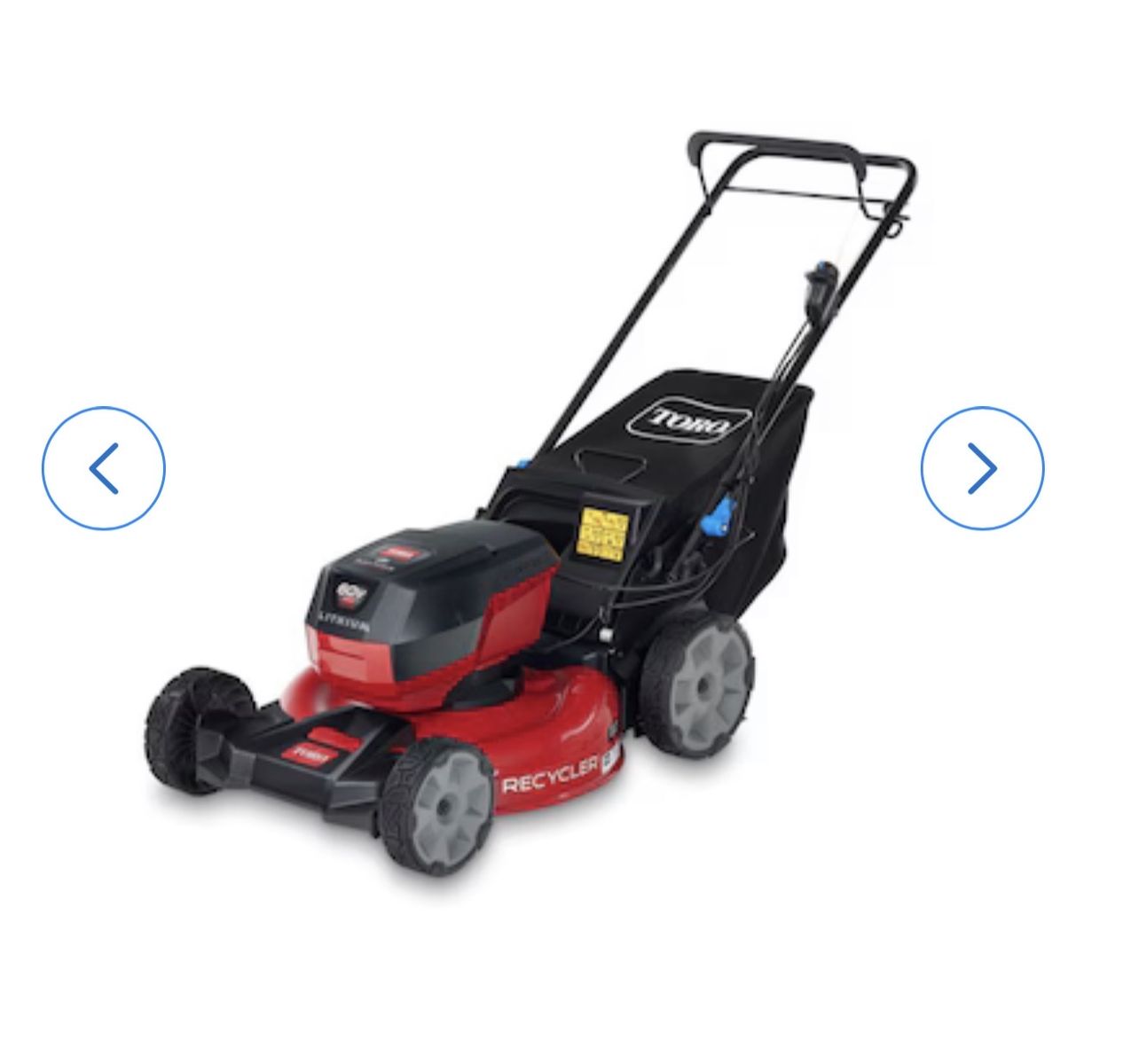Toro 21” 60v Lawn Mower Brand New