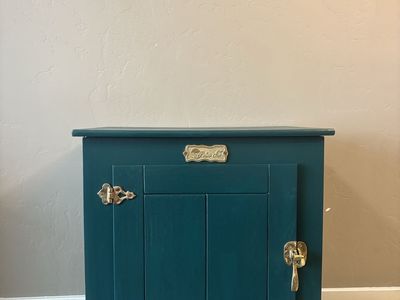 Polar Ice Vintage Teal Ice box Cabinet