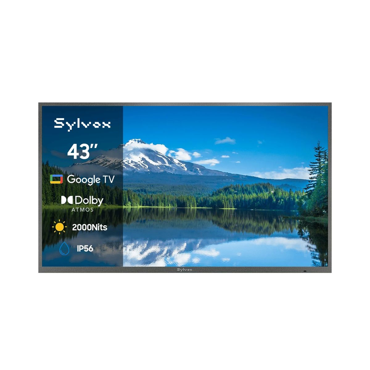 43" 2000Nit Google Outdoor TV -2026 Pool Pro 3.0 Series & Wall Mount