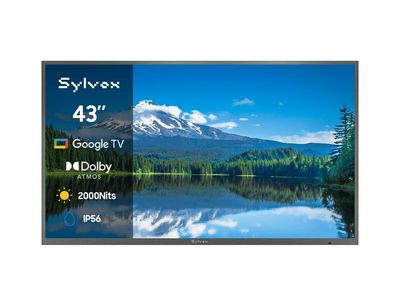 43" 2000Nit Google Outdoor TV -2026 Pool Pro 3.0 Series & Wall Mount