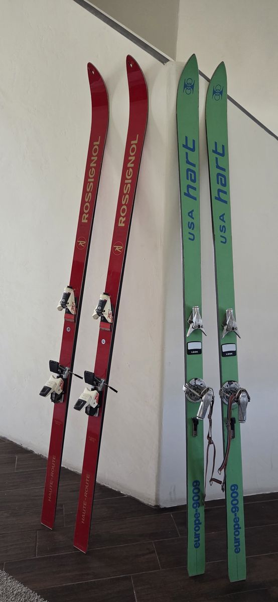 Vintage Ski Lot - Rossignol & Hart Skis (Perfect Cabin Decor / Shot Skis)