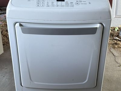 White Gas Front Load Dryer Unit