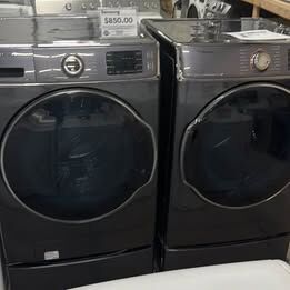 Refurbished Samsung Washer and Dryer Set! One Year Warranty!