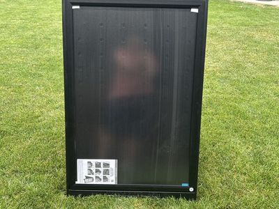 Street SignPro Black Sandwich Board A-Frame Sign Holder with Wheels