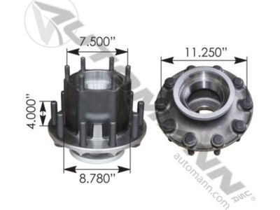 Automann 150.D1201.S1 Drive Axle Disc Hub Assembly - New