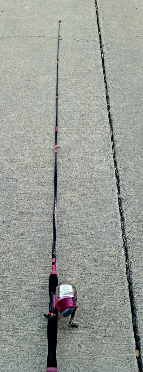 Pink Lady Fishing Rod And Reel Combo 