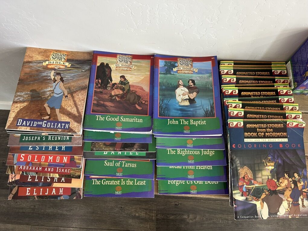 Living Scripture VHS And Activity Books