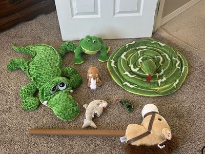 Large Stuffed Animal & Plush Toy Collection – Giant Melissa & Doug Snake, Alligator, Hobby Horse & More