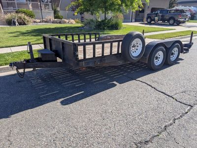 16ft Flat Bed Car Hauler Big Bubba Trailer
