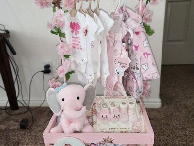 Baby Shower Celebration decorated crates