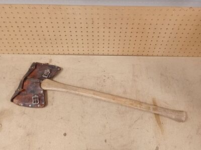 Double bit ax and sheath