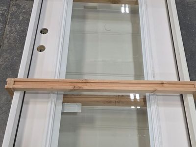 Brand New Therma-Tru Fiberglass Front Doors with Internal Blinds SAVE patio, garage, back door