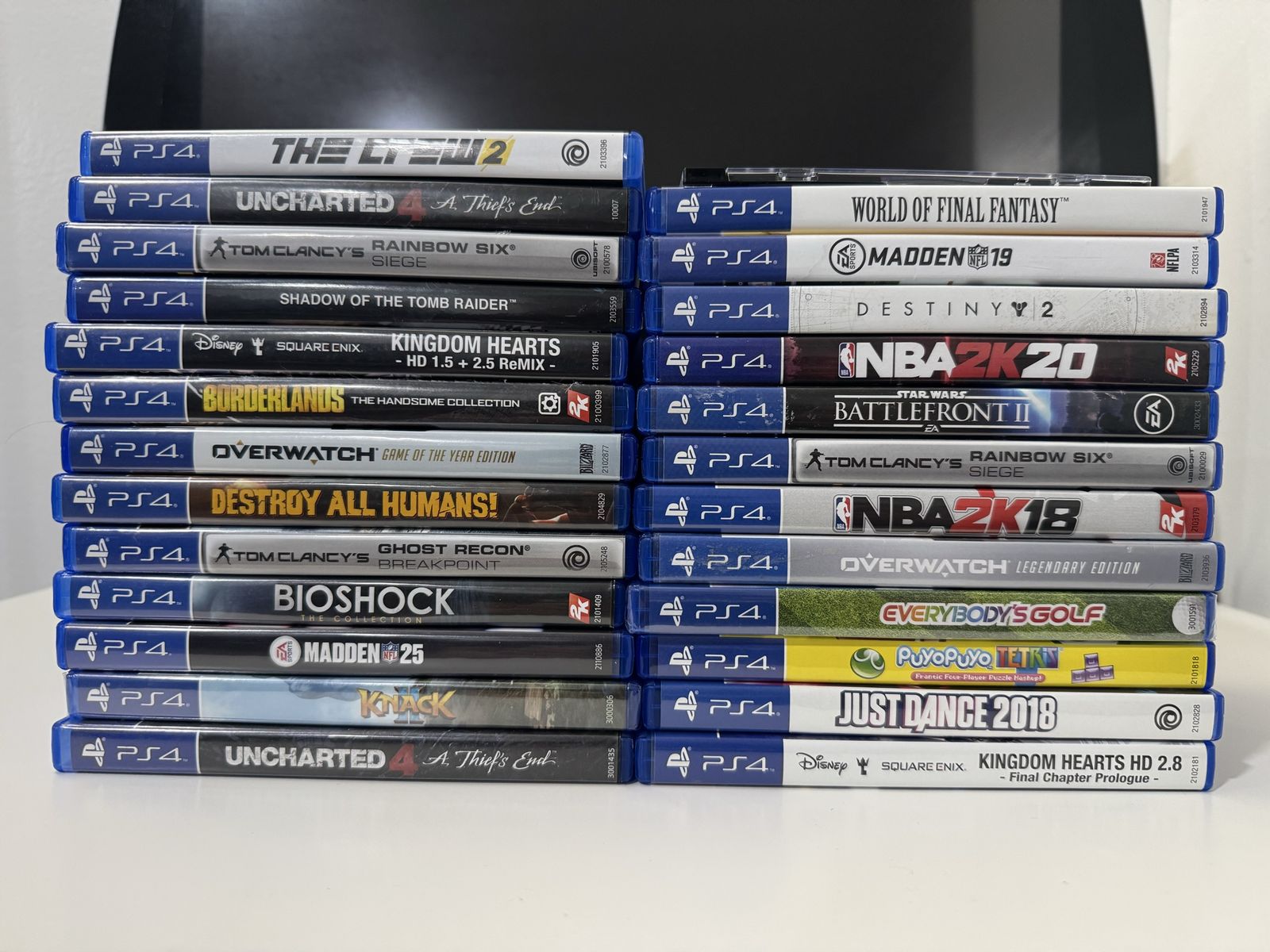 Ps4 / PlayStation 4 Games / Cleaned / $10 Each