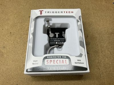 TriggerTech Remington 700 Special Trigger 1.0-3.5 Lbs Adjustable R/H Curved Trigger
