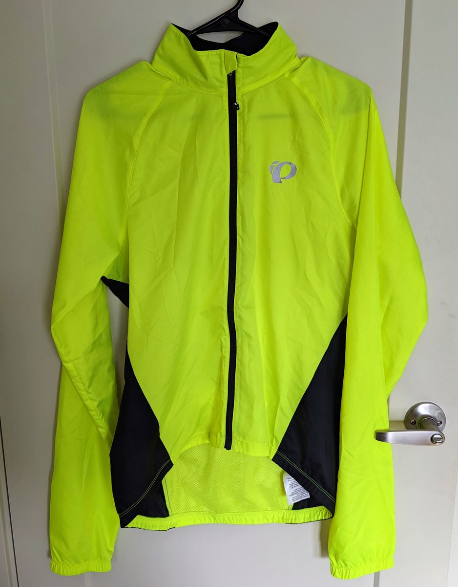 Pearl Izumi Elite Men Medium Bright Yellow Cycling Jacket